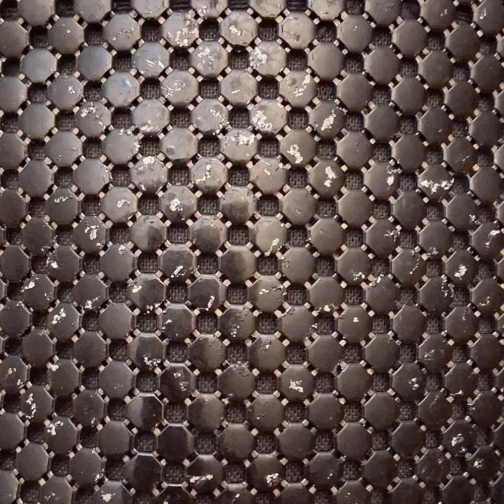 Oromesh Metal Black Vintage Clutch